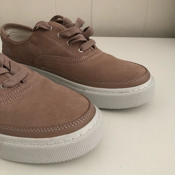 New All Saints Pink Platform Sneakers 11 - Picture 6 of 11